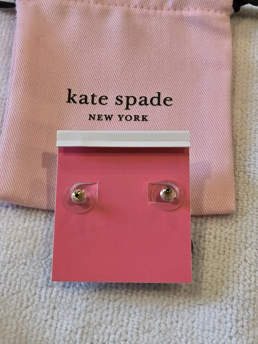 Kate spade x M&M purple dangling earrings NWT & dustbag